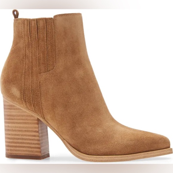 Marc Fisher Mayden Bootie color Cognac - Picture 2 of 5